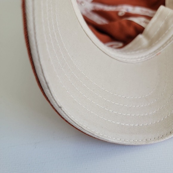 Titleist FootJoy FJ Golf Strapback Hat Cap Logo Orange Tan Adjustable Men‎ Texas - Picture 8 of 11